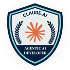 Claude Agentic AI Developer badge